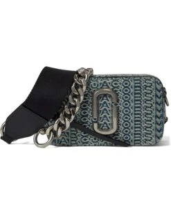 Marc Jacobs The Bleached Monogram Denim Snapshot | Handbags