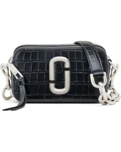 Marc Jacobs The Croc-Embossed Chain Snapshot | Handbags