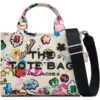 Marc Jacobs The Sticker Canvas Small Tote Bag | Handbags