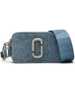 Marc Jacobs The Crystal Denim Snapshot | Handbags