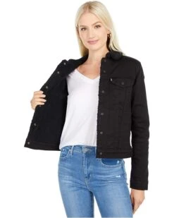 Levi's® Womens Original Sherpa Trucker Jacket | Coats & Outerwear -Llure Shoe 81EHeKa2rJL. AC SR736920