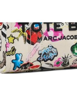 Marc Jacobs The Sticker Canvas Small Tote Bag | Handbags -Llure Shoe 81TAWtllTL. AC SR736920