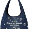 Marc Jacobs The Sequin Daisy Denim Sack Bag | Handbags