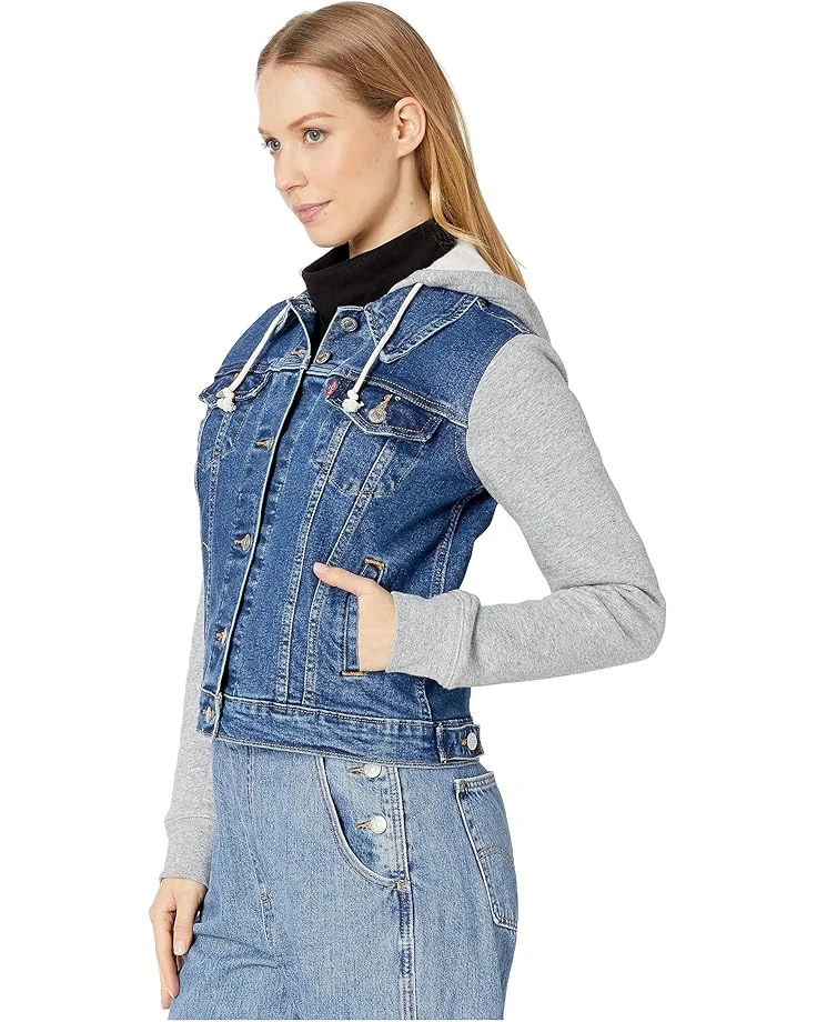 Levi's® Womens New Hybrid Original Trucker | Coats & Outerwear 2 Levi's® Womens New Hybrid Original Trucker | Coats & Outerwear - Image 2